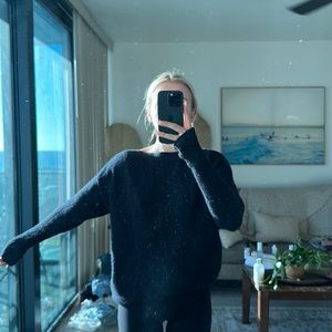Anthropologie Black Sweater XS